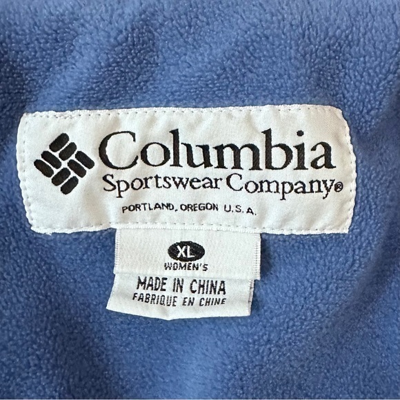 Columbia Sportswear Comp. Blue Insulated Hooded Jacket Women’s Sz XL‎ - Picture 8 of 8